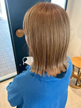 ミディアム 艶髪/韓国風🤍🖤 小林実央のヘアスタイル