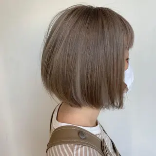 ミディアム 骨格肌色 似合わせ/YUKAのヘアスタイル