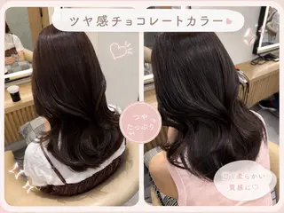 ロング カラー YUI 透明感🌱 艶カラー🌿浦和のヘアスタイル