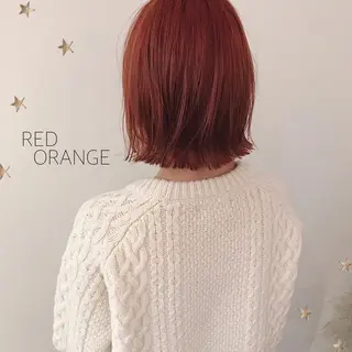 ミディアム カラー 市川 千夏のヘアスタイル