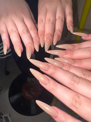 ネイル 33nail✴️栄 スミレ❇️Gel-xのネイルデザイン