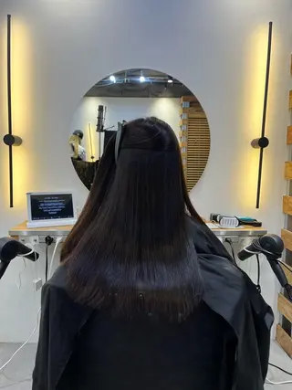 ロング 冨田 悠稀/ 髪質改善縮毛&カラーのヘアスタイル