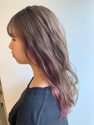 セミロング カラー Sol plusのヘアスタイル