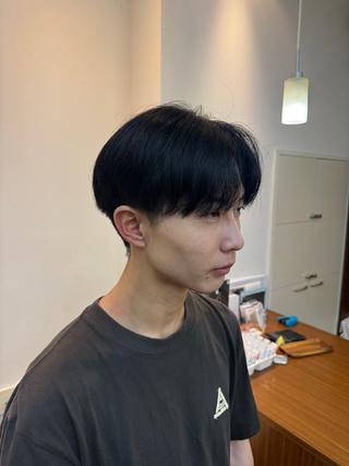 メンズ 笠原未稀/カット・ ブリーチ無しカラーのヘアスタイル