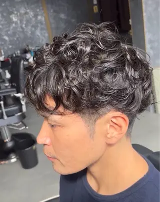 ミディアム 【メンズカット】 。のヘアスタイル