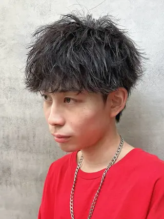 パーマ メンズ 静岡 / 毛流れ特化 /下居真大のヘアスタイル