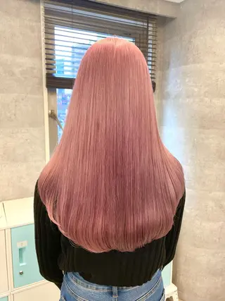 ロング ♡似合わせハイトーン ♡maiのヘアスタイル