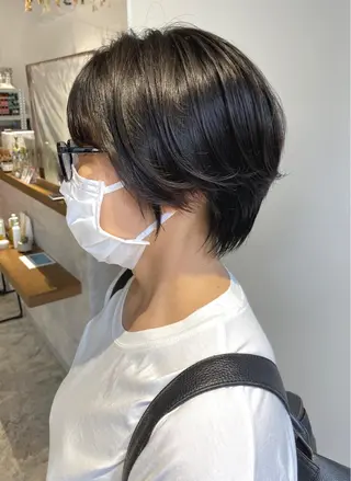 ショート ✨圧倒的満足度◎ 小顔美人ショート✨佃のヘアスタイル