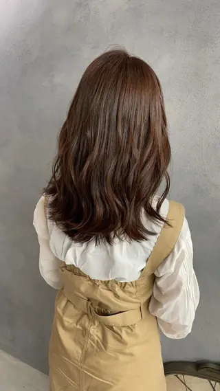 セミロング カラー ブリーチ守口 rikiyanのヘアスタイル