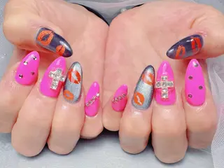 ネイル マジック ミラーのネイルデザイン