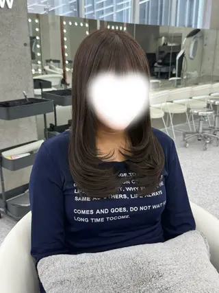 ミディアム カラー 大宮 縮毛矯正🩶 レイヤー 柏崎颯刀のヘアスタイル