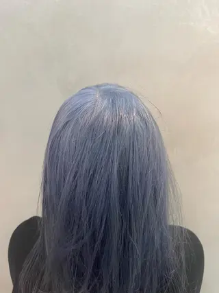ロング カラー 色落ちまでキレイに！ ！女性サロンのヘアスタイル
