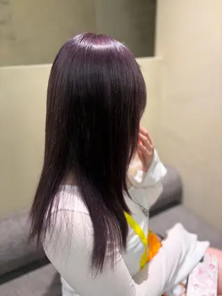 ロング カラー Hana🤍 韓国うる艶ヘアのヘアスタイル