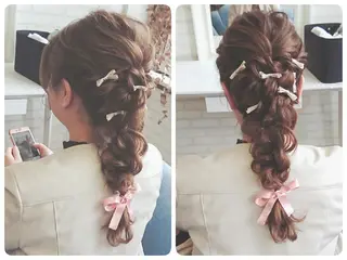 ロング ヘアアレンジ 植田 真理のエステ・リラクイメージ