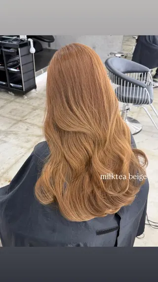 ロング カラー maho / 韓国風艶カラー🌙のヘアスタイル