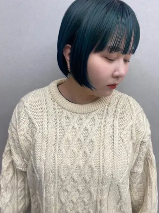 ショート カラー -福岡博多筑紫口- 大津成美のヘアスタイル