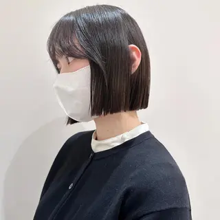 ミディアム カラー パーマ ヘアアレンジ マツエク・マツパ 🌿レイヤー/ブリー チ/🌿JINのヘアスタイル