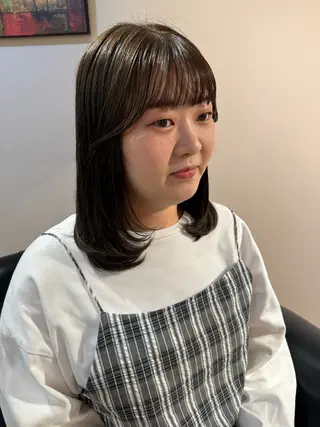ミディアム カラー haruna🎀 Lita 4Fのヘアスタイル