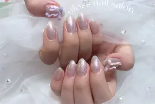 ネイル ゆり🌷 gloss nailのネイルデザイン