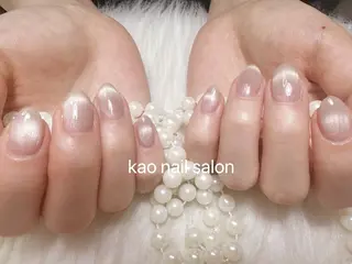 ネイル kao nail マグネット/長さだしのネイルデザイン