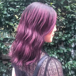 ロング カラー レイヤーカット 韓国ヘアayameのヘアスタイル