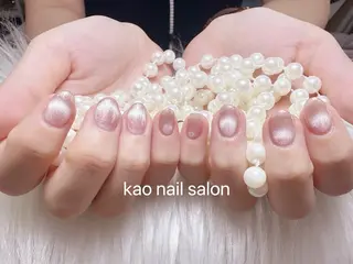 ネイル kao nail マグネット/長さだしのネイルデザイン