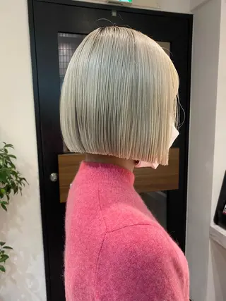ミディアム カラー ヘアアレンジ アイブロウ MOE /Zina横浜2ndのヘアスタイル