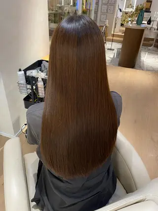 ロング 髪質改善ストレート ✂️前田龍之介のヘアスタイル