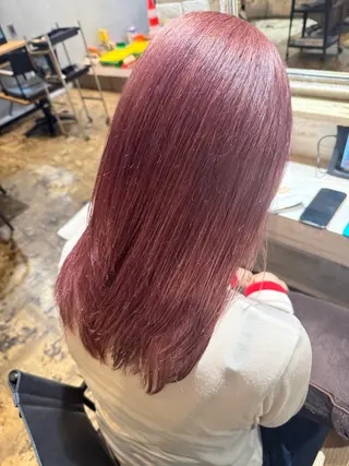 セミロング カラー 透明感カラー/パーマ 🌀アオノのヘアスタイル