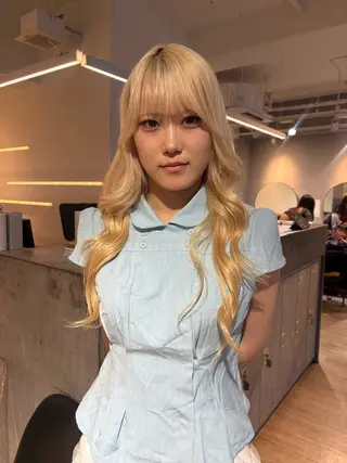 カラー 🎀西川芽依/ 暖色カラー🎀のヘアスタイル