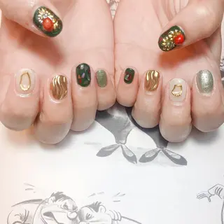ネイル 平尾駅前/持込み専門 /owlnailのネイルデザイン