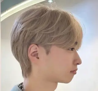 ショート メンズ センターパート職人 柏/メンズ/ ハルキのヘアスタイル