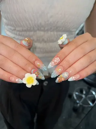ネイル Sora nail 長さ出し専門店のネイルデザイン
