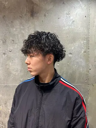 ショート パーマ メンズ メンズ専門 Ryukiのヘアスタイル
