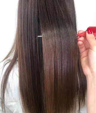 ロング カラー パーマ ヘアアレンジ TSUNA 🌙 Lim 五反田のマツエク・マツパデザイン