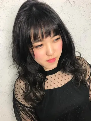 セミロング 🌈白髪ぼかし特化 🌈naokoのヘアスタイル