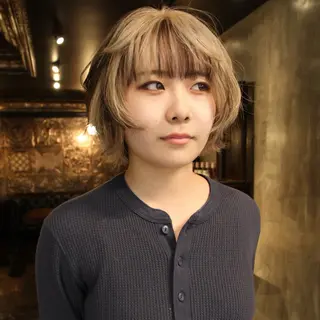 ショート カラー デザインレイヤー/ KOSUKEのヘアスタイル