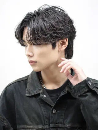 パーマ メンズ 【公式】メンズ専門 🔥BLUCK渋谷店のヘアスタイル