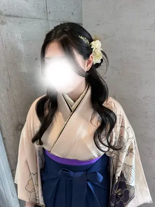 ヘアアレンジ はやしほのか| ヘアセット×カラーのヘアスタイル