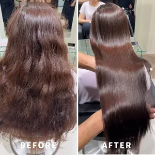 ロング 髪質改善特化サロン earth渋谷のヘアスタイル