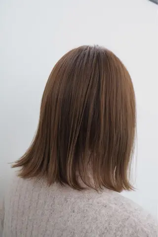 ミディアム カラー soins de MaLilyのヘアスタイル