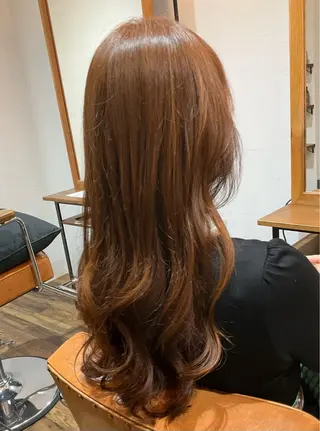 ロング パーマ 大人女子&髪改善専門 Nobuフリーランスのヘアスタイル