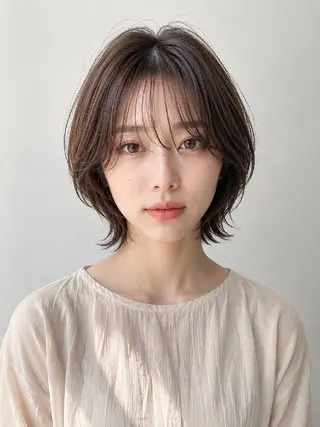 ショート 束感まつぱ🫧 なつき🫧のヘアスタイル