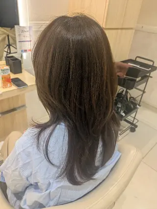 ロング 佐々木 萌のヘアスタイル