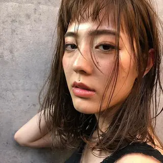 セミロング カラー パーマ オーダー 府中のヘアスタイル