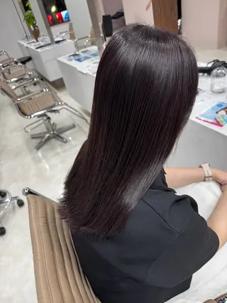 ロング カラー 柔らか美髪矯正 髪質改善　DAITOのヘアスタイル