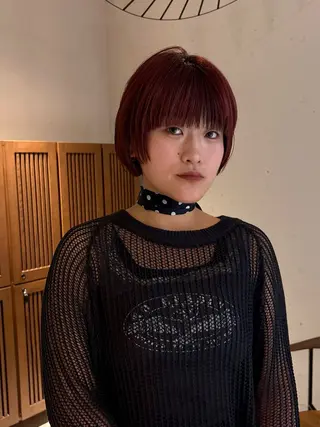 ショート カラー 竹下 浩一のヘアスタイル