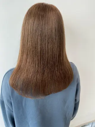 ロング カラー レイヤー・ハッシュ ウルフ・武蔵小杉のヘアスタイル