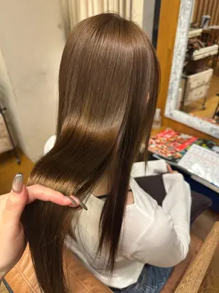 ロング iroha/大阪梅田 /ニュアンスカラーのヘアスタイル