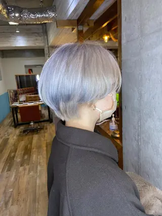 ショート カラー ヘアアレンジ メンズ ❤️カラー得意 🧡松浦睦樹❤️のヘアスタイル